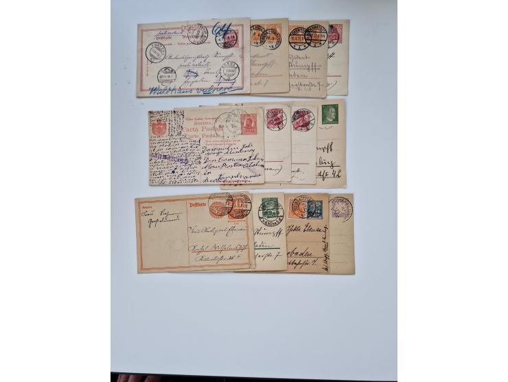 1860/1950 (ca.), etwa 340 Briefe und Karten mit vielen besseren, teilweise mit Attesten