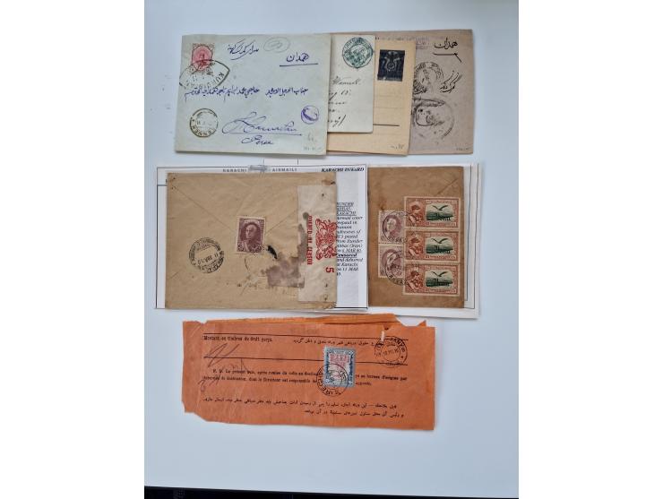 1860/1950 (ca.), etwa 340 Briefe und Karten mit vielen besseren, teilweise mit Attesten