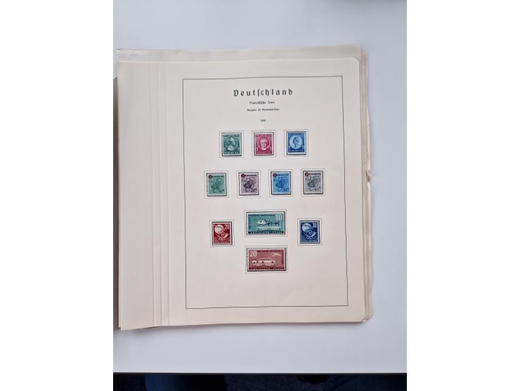 1945/87, vorwiegend postfrische bzw. gestempelte Sammlung, dabei Bund und Berlin doppelt, bis auf wenige jeweils komplett, au