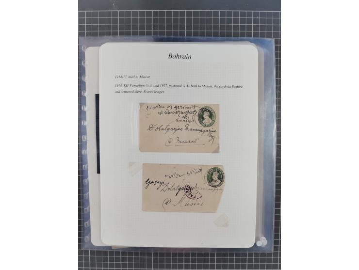 1892/1979, extensive postal history collection with approximately 200 covers, cards and postal stationery, plus some single s