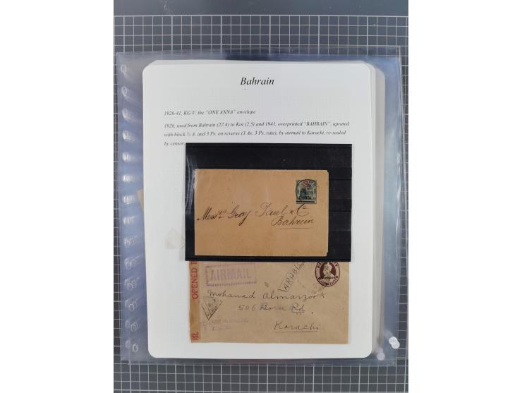 1892/1979, extensive postal history collection with approximately 200 covers, cards and postal stationery, plus some single s