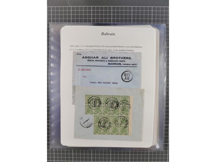 1892/1979, extensive postal history collection with approximately 200 covers, cards and postal stationery, plus some single s