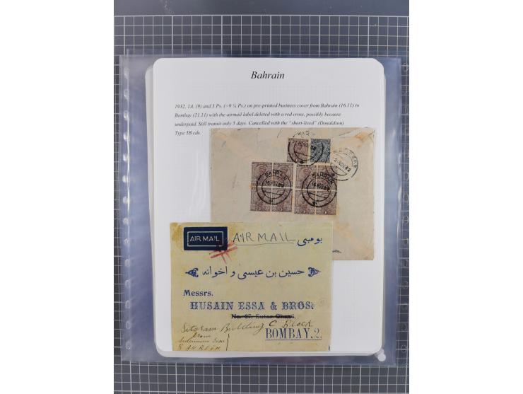 1892/1979, extensive postal history collection with approximately 200 covers, cards and postal stationery, plus some single s