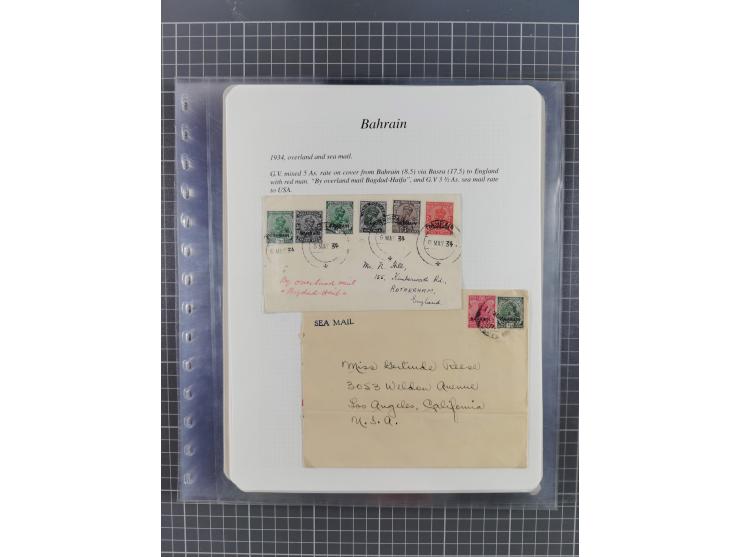 1892/1979, extensive postal history collection with approximately 200 covers, cards and postal stationery, plus some single s