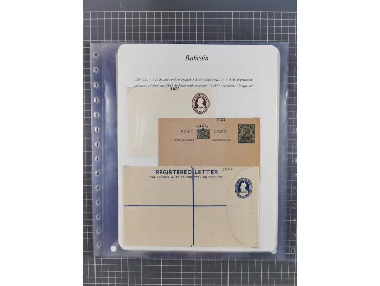 1892/1979, extensive postal history collection with approximately 200 covers, cards and postal stationery, plus some single s