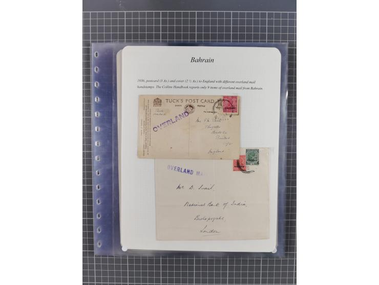1892/1979, extensive postal history collection with approximately 200 covers, cards and postal stationery, plus some single s