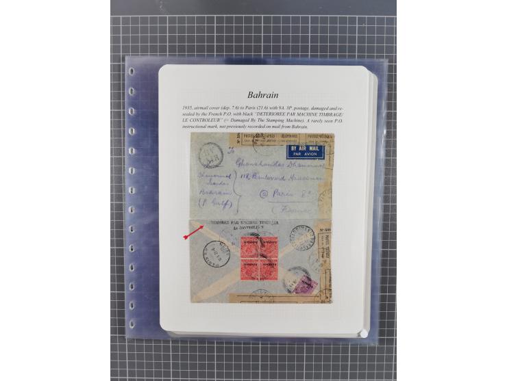 1892/1979, extensive postal history collection with approximately 200 covers, cards and postal stationery, plus some single s