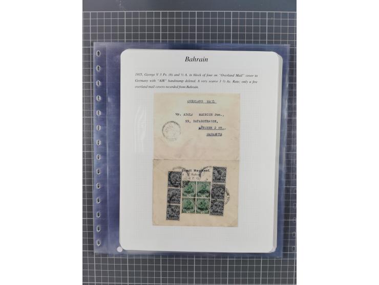 1892/1979, extensive postal history collection with approximately 200 covers, cards and postal stationery, plus some single s