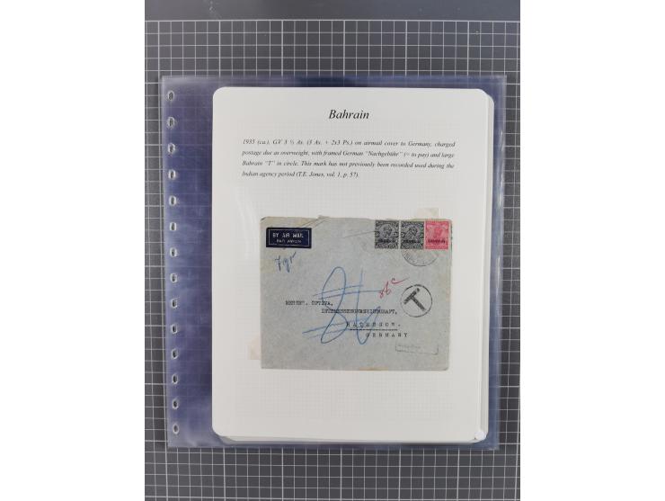 1892/1979, extensive postal history collection with approximately 200 covers, cards and postal stationery, plus some single s