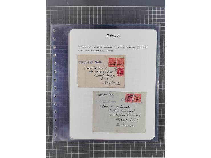 1892/1979, extensive postal history collection with approximately 200 covers, cards and postal stationery, plus some single s