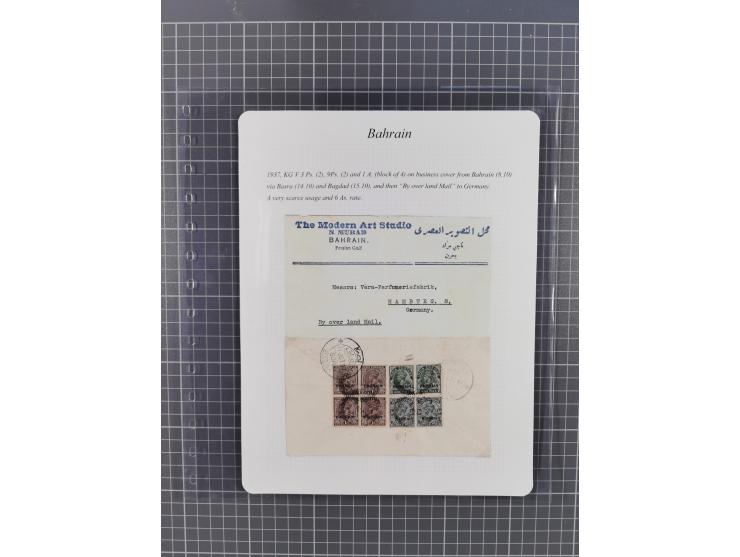 1892/1979, extensive postal history collection with approximately 200 covers, cards and postal stationery, plus some single s