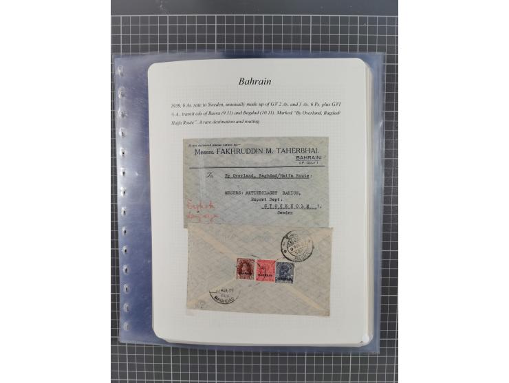 1892/1979, extensive postal history collection with approximately 200 covers, cards and postal stationery, plus some single s