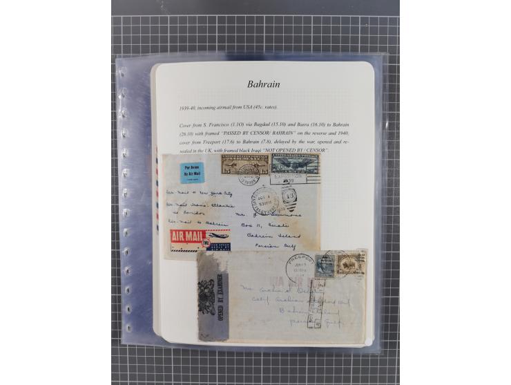 1892/1979, extensive postal history collection with approximately 200 covers, cards and postal stationery, plus some single s