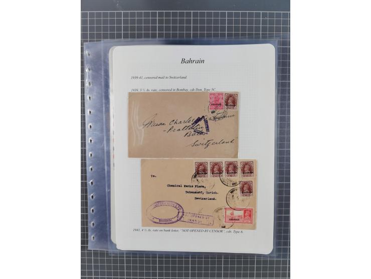 1892/1979, extensive postal history collection with approximately 200 covers, cards and postal stationery, plus some single s