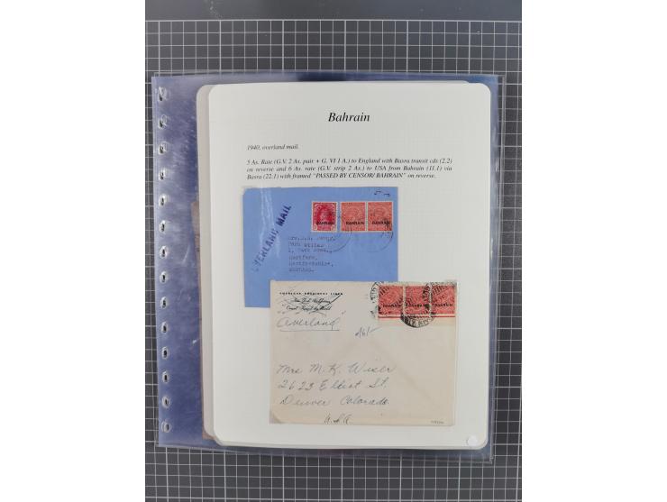 1892/1979, extensive postal history collection with approximately 200 covers, cards and postal stationery, plus some single s