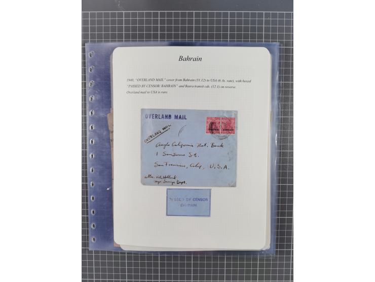 1892/1979, extensive postal history collection with approximately 200 covers, cards and postal stationery, plus some single s