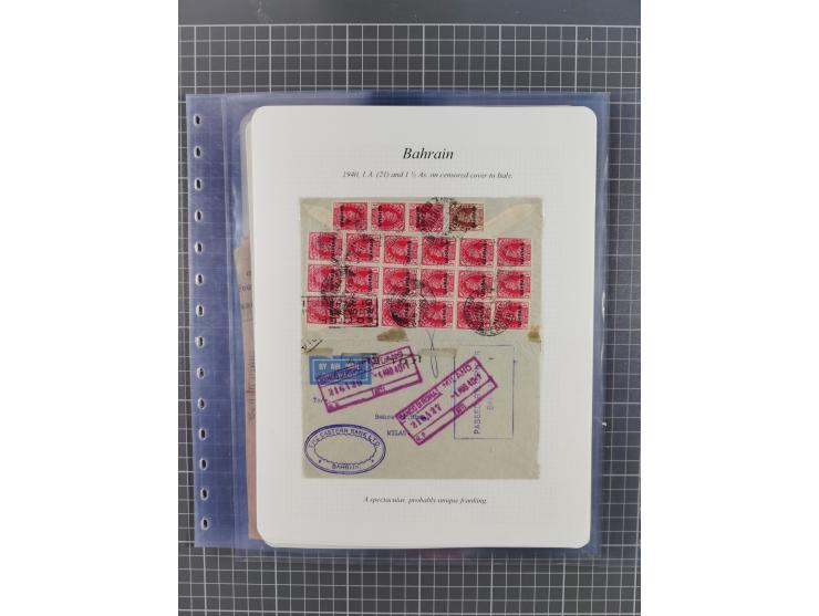 1892/1979, extensive postal history collection with approximately 200 covers, cards and postal stationery, plus some single s