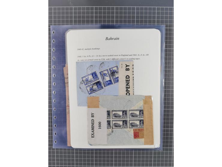 1892/1979, extensive postal history collection with approximately 200 covers, cards and postal stationery, plus some single s