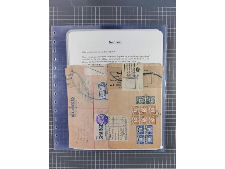 1892/1979, extensive postal history collection with approximately 200 covers, cards and postal stationery, plus some single s