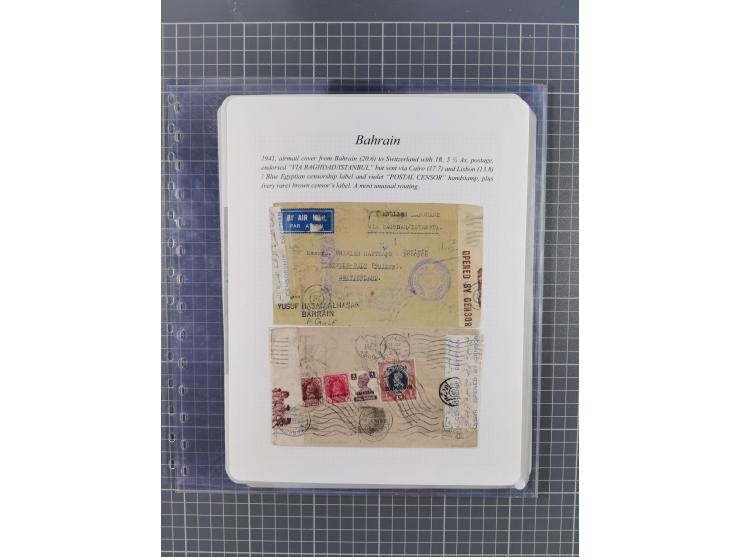 1892/1979, extensive postal history collection with approximately 200 covers, cards and postal stationery, plus some single s