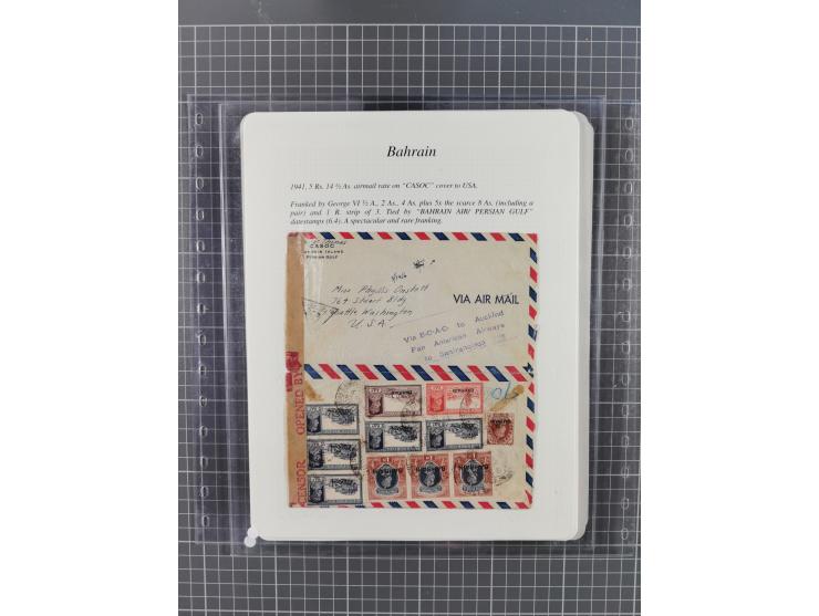 1892/1979, extensive postal history collection with approximately 200 covers, cards and postal stationery, plus some single s