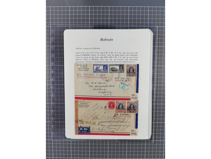 1892/1979, extensive postal history collection with approximately 200 covers, cards and postal stationery, plus some single s