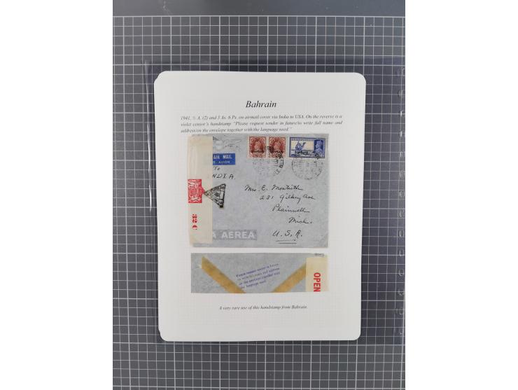 1892/1979, extensive postal history collection with approximately 200 covers, cards and postal stationery, plus some single s