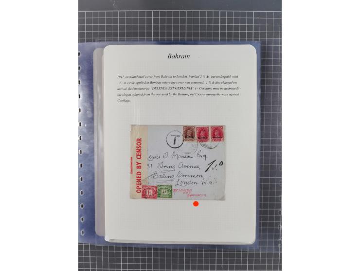 1892/1979, extensive postal history collection with approximately 200 covers, cards and postal stationery, plus some single s