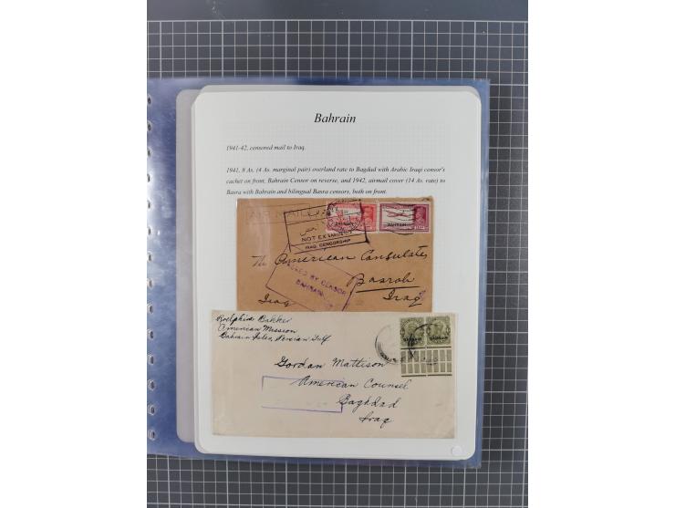 1892/1979, extensive postal history collection with approximately 200 covers, cards and postal stationery, plus some single s