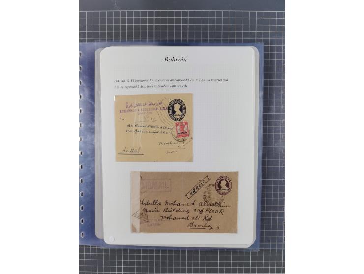1892/1979, extensive postal history collection with approximately 200 covers, cards and postal stationery, plus some single s