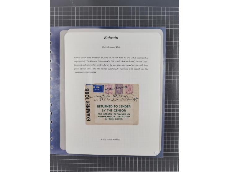 1892/1979, extensive postal history collection with approximately 200 covers, cards and postal stationery, plus some single s