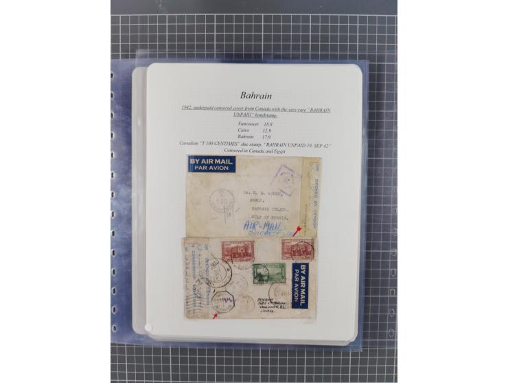 1892/1979, extensive postal history collection with approximately 200 covers, cards and postal stationery, plus some single s