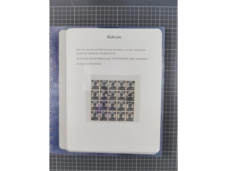 1892/1979, extensive postal history collection with approximately 200 covers, cards and postal stationery, plus some single s