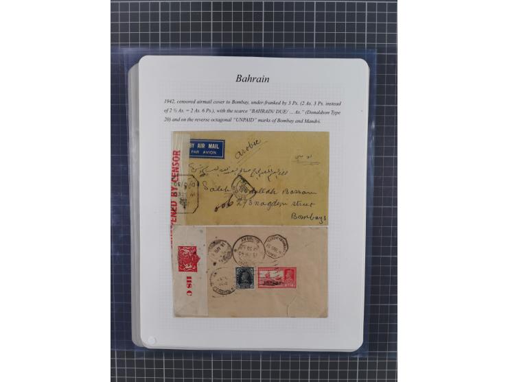 1892/1979, extensive postal history collection with approximately 200 covers, cards and postal stationery, plus some single s