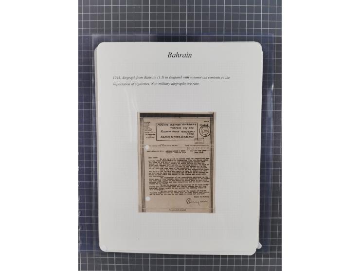 1892/1979, extensive postal history collection with approximately 200 covers, cards and postal stationery, plus some single s