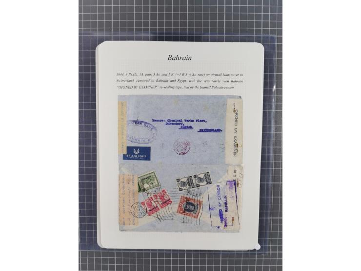 1892/1979, extensive postal history collection with approximately 200 covers, cards and postal stationery, plus some single s