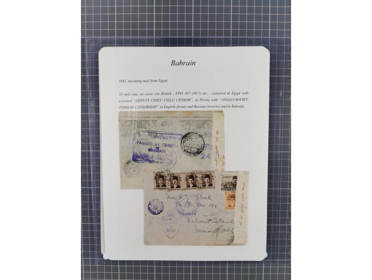 1892/1979, extensive postal history collection with approximately 200 covers, cards and postal stationery, plus some single s