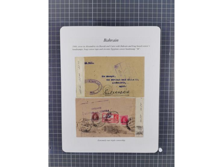 1892/1979, extensive postal history collection with approximately 200 covers, cards and postal stationery, plus some single s