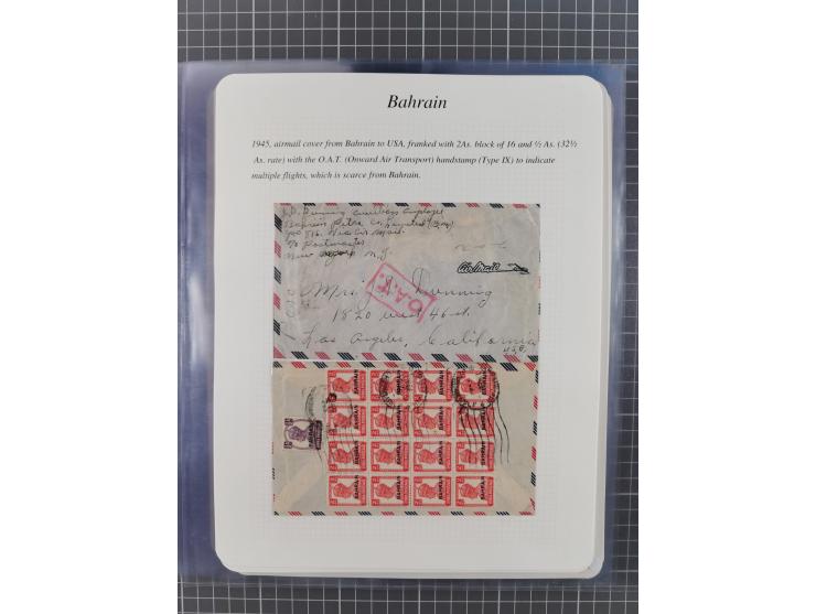 1892/1979, extensive postal history collection with approximately 200 covers, cards and postal stationery, plus some single s