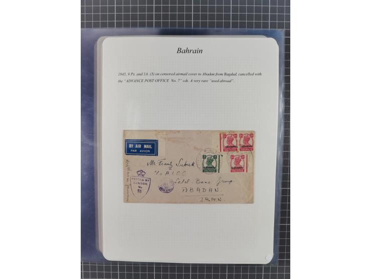 1892/1979, extensive postal history collection with approximately 200 covers, cards and postal stationery, plus some single s
