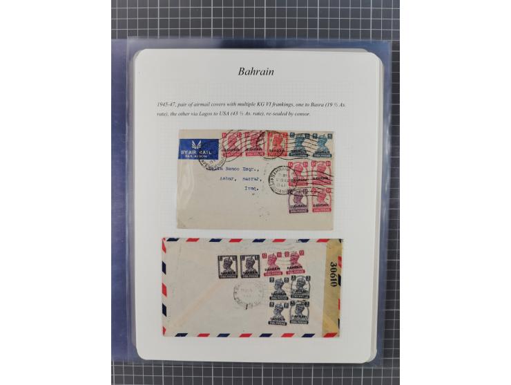 1892/1979, extensive postal history collection with approximately 200 covers, cards and postal stationery, plus some single s