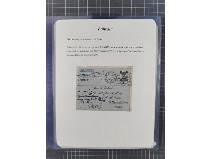 1892/1979, extensive postal history collection with approximately 200 covers, cards and postal stationery, plus some single s