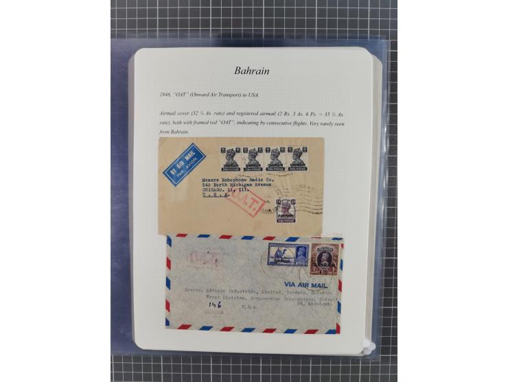 1892/1979, extensive postal history collection with approximately 200 covers, cards and postal stationery, plus some single s