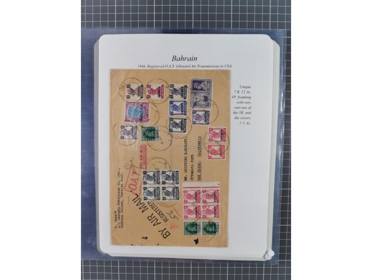 1892/1979, extensive postal history collection with approximately 200 covers, cards and postal stationery, plus some single s