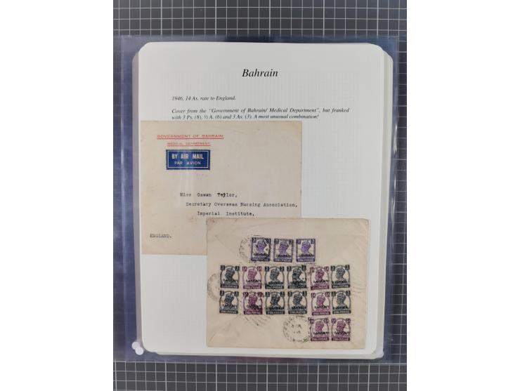 1892/1979, extensive postal history collection with approximately 200 covers, cards and postal stationery, plus some single s