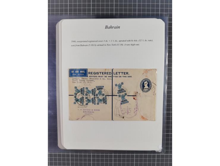 1892/1979, extensive postal history collection with approximately 200 covers, cards and postal stationery, plus some single s