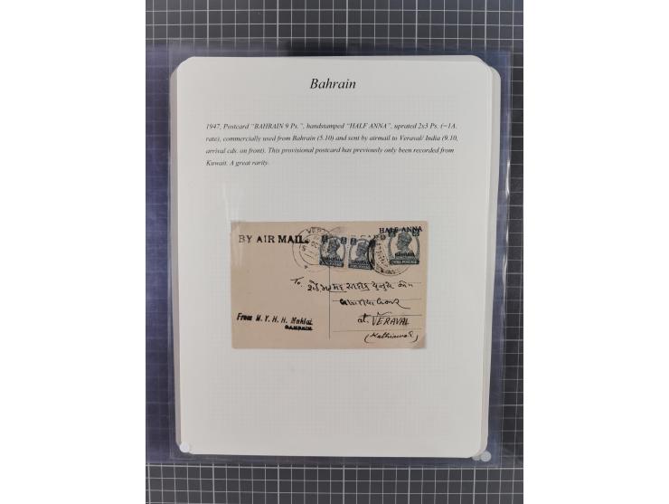 1892/1979, extensive postal history collection with approximately 200 covers, cards and postal stationery, plus some single s