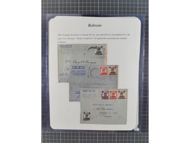 1892/1979, extensive postal history collection with approximately 200 covers, cards and postal stationery, plus some single s