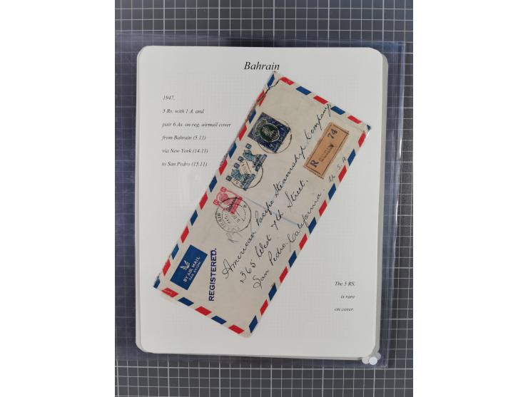 1892/1979, extensive postal history collection with approximately 200 covers, cards and postal stationery, plus some single s