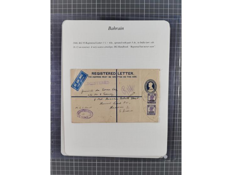 1892/1979, extensive postal history collection with approximately 200 covers, cards and postal stationery, plus some single s